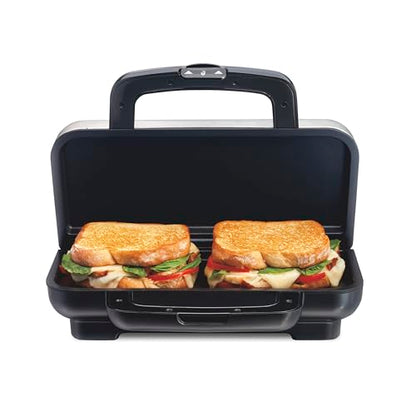 Proctor Silex Deluxe Hot Sandwich Maker With PFAS-Free Non-Stick Plates