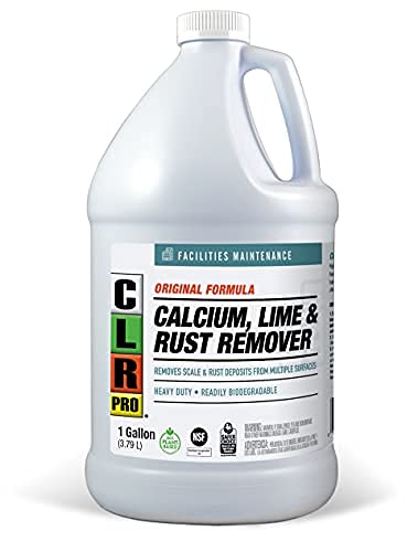 CLR PRO Calcium, Lime and Rust Remover, 1 Gallon Bottle (Pack of 2) - size: 128 Ounce (Pack of 2)