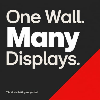 LG 55FHD Video Wall, 0.44mm Even Videowall, HDMI(2), DP(1), DVI-D(1), Audio in, RS232C in/Out, RJ45(LAN) in/Out, IR in, USB2.0(1), WebOs 4.1
