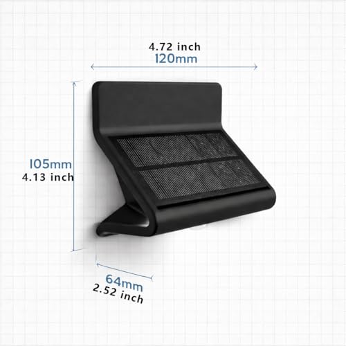 AURAXY Outdoor Solar Security Lights Motion Sensor, Waterproof LED Wall Lights, Wireless Solar Light for Home Safety, Ideal for Yard Garden Garage Porch Front Door Backyard - size: 4 Pack