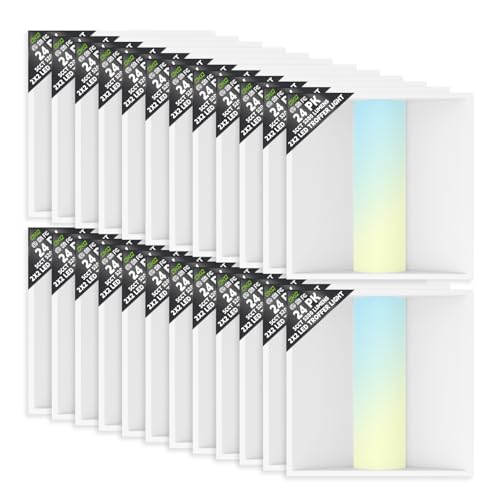 OKQ 24Pack2x2 LED Troffer Center Basket Panel,5Color Tunable 3500K/4000K/5000K, Watt Adjustable, 30W/35W/40W-Up to 6000Lumens,0-10V Dimmable Recessed Back-Lit Drop Ceiling Light,ETL Qualified - size: 2X2 24Pack