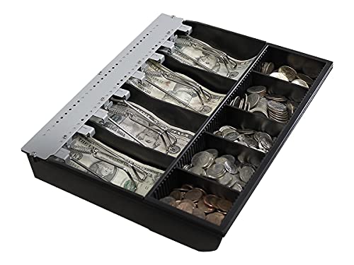 Adesso POS Cash Drawer 9 Compartments Black (MRP-13CD) MRPCD13