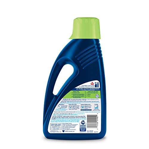 BISSELL 2X Pet Stain & Odor Full Size Machine Formula, 60 ounces, 99K52 - size: 60 Fl Oz (Pack of 1)