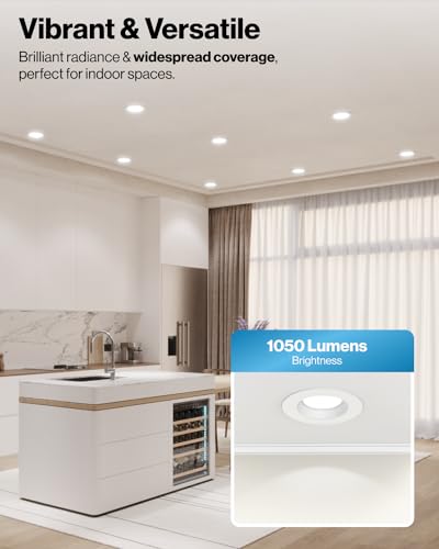 Sunco 4 Pack 6 Inch Retrofit LED Recessed Lights, 13W=75W, 5000K Daylight - size: 4PK - 5K