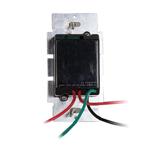 Maxxima LED Dimmer Electrical Light Switch, White, 3-Way/Single Pole Use - color: White
