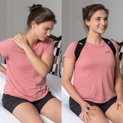 ComfyBrace Posture Corrector for Men and Women, Back Brace Straightener