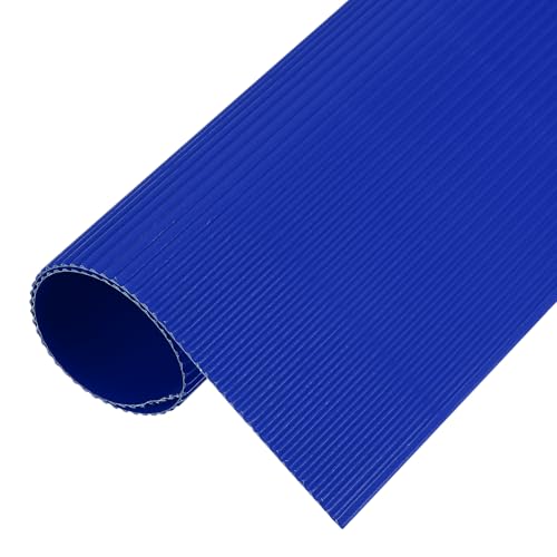 MECCANIXITY Corrugated Paper Sheets 5pcs 12x8inch Dark Blue - color: Dark Blue, size: 12inch x 8inch