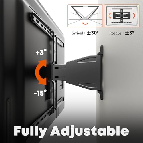 PUTORSEN Ultra-Slim TV Wall Mount for Most 43-90 Inch TVs, Max 110 Lbs - size: 90 Inch