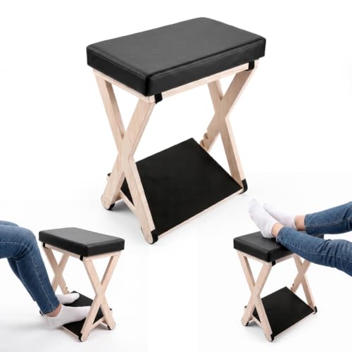 Adjustable Foot Rest Under Desk with 3 Tilt Angles