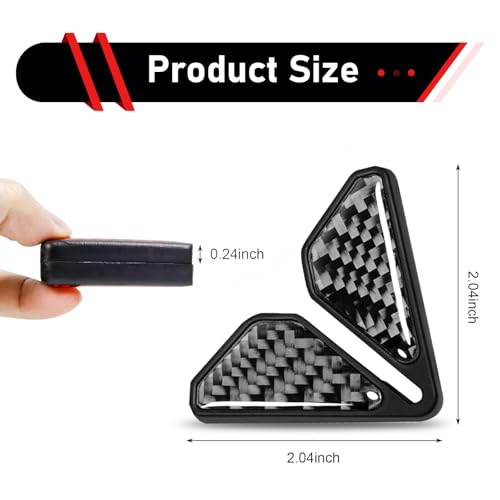 2 PCS Car Door Corner Edge Guards, Thickened PVC Anti-collision Door Corner Protector, Carbon Fiber Sporty Style Decorative Cover, Self-adhesive Exterior Accessory for Cars (Black) - color: Black #02