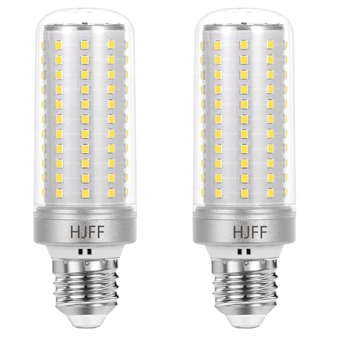 HJFF Led Light Bulb Equivalent 300w led Bulbs 5000 Lumen 5000K Cool Daylight White 40W Waterproof led Corn Light Bulb E26/E27 Medium Base for Outdoor Indoor Garage Warehouse Factory Workshop