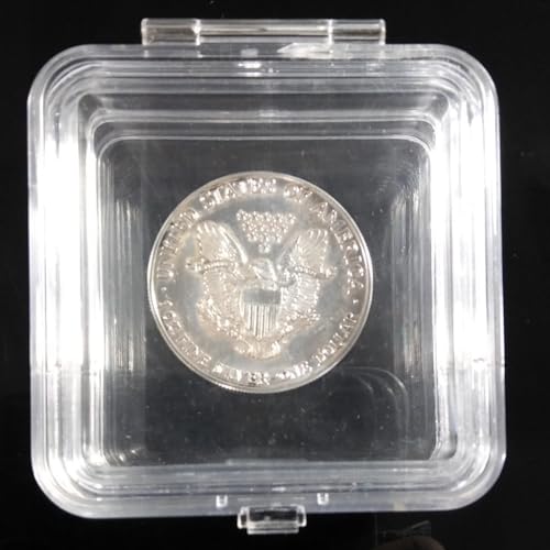 Hinged Display Boxes with Elastic Membranes for Safe keeping and Safe Shipping of Optics, Gem Stones, Diamonds, Paper Currency, Coins, Watch parts & other Fragile collectible Item (1.25x1.25)