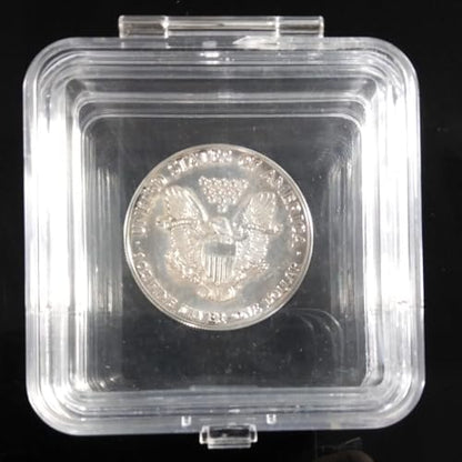 Hinged Display Boxes with Elastic Membranes for Safe keeping and Safe Shipping of Optics, Gem Stones, Diamonds, Paper Currency, Coins, Watch parts & other Fragile collectible Item (1.25x1.25)