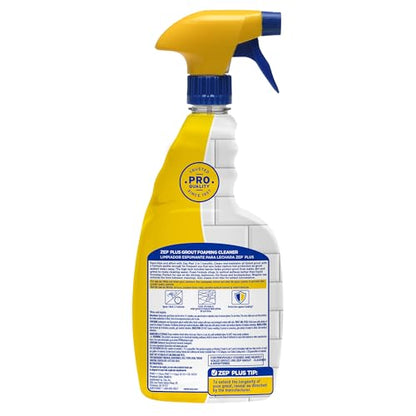Zep Grout Cleaner and Brightener - ZU104632 - Deep Cleaning Formula Plus Grout Foaming Cleaner - R54212-2-in-1 benefits Deep Clean plus Everyday Clean & Protect
