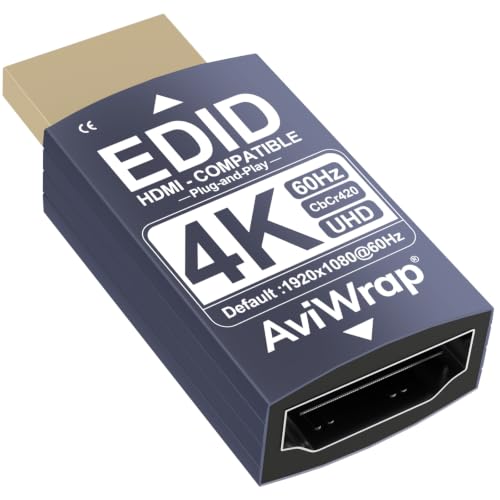 HDMI Passthrough EDID Emulator,4K@60Hz Adapter - color: 4K/60Hz, size: 1pack