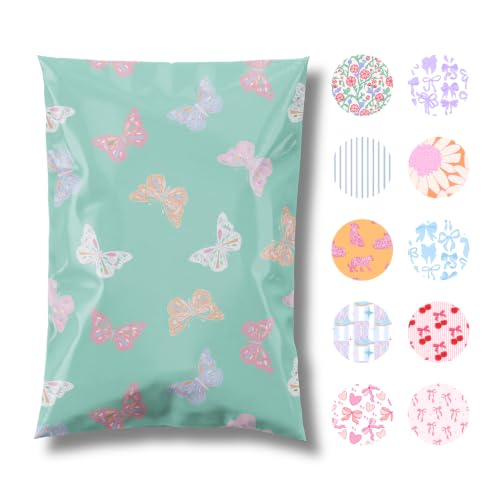 Pretty Package Store Poly Mailer 6x9, Butterfly, 100 Pack - color: Butterfly, size: 6x9