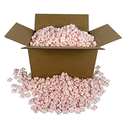 Pink Packing Peanuts, 14 Cubic Feet - color: Pink, size: 14CuFT