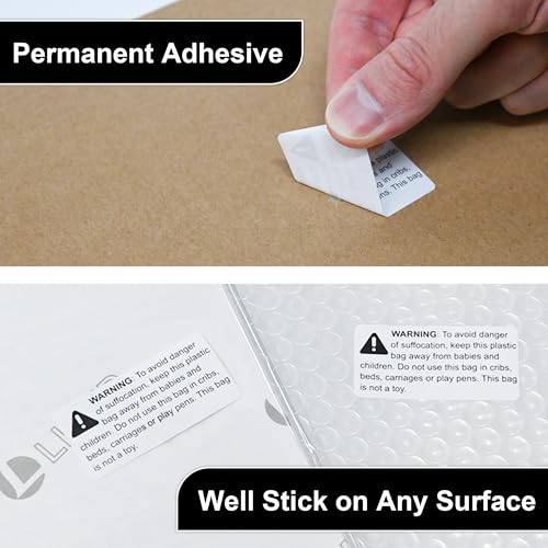 LLIKED Suffocation Warning Labels 2" x 1", 1000 Labels per Roll