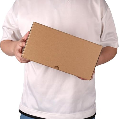 PHAREGE 6 Pack 10x7x5 inch Cardboard Shipping Boxes, Brown Gift Boxes - color: Brown, size: 10x7x5 inch 6 Pack