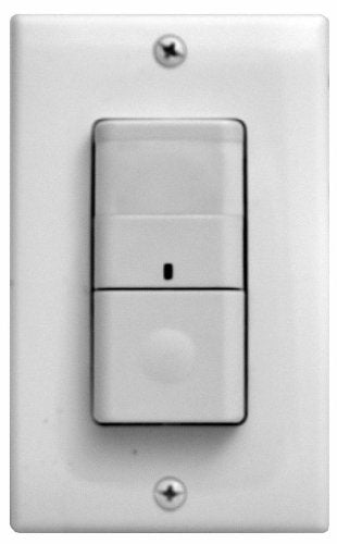 PerfectSense PS-PWS1277W Commercial Grade PIR Wall Switch Occupancy Sensor Single Circuit