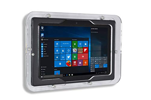 Security Anti-Theft Acrylic Case for Lenovo Miix 320 Used as Kiosk, POS, Store, Show Display. Configured as VESA, Wall Mount, Desktop Stand (Clear, VESA)
