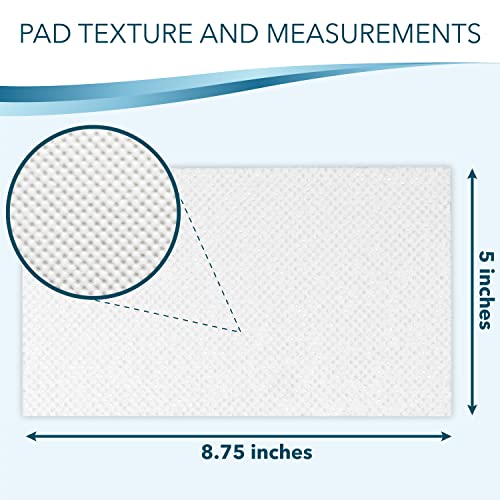 TidyCare Disposable Bedside Commode Pads for Adult Portable Toilet Chair Bucket and Bedpan | Value Pack of 120 Commode Pads | Universal Fit Absorbent Pads for Home Medical Care - size: 120 Count (Pack of 1)