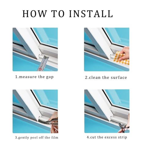 33Ft Weather Stripping Brush for Sliding, 0.35" Wide x 0.2" Door Seal self Adhesive Dust Proof，Seal Strip Wind Proof,Seal Strip Door Soundproofing Strip for Window Doors Frame(Grey)