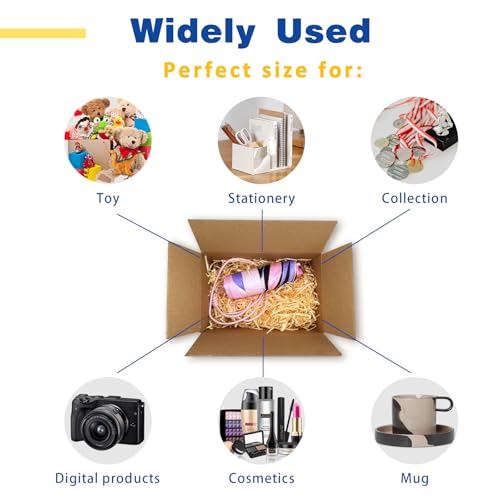 30 Pack 8x6x6 inches Small Shipping Boxes Brown Corrugated Cardboard Boxes for Packing, Mailing, Moving, Business - size: 8x6x6 inch