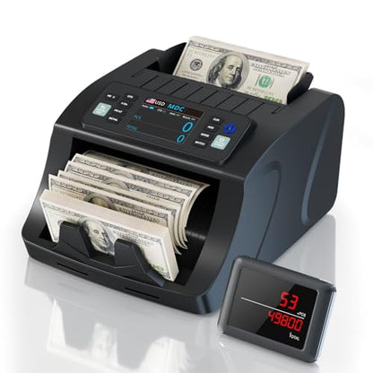 Money Counter Machine Mixed Denomination Accurate for USD CAD MXN EUR GBP