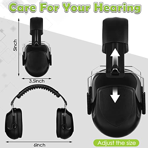 Yunsailing 4 Pack Ear Muffs for Noise Reduction - color: Black