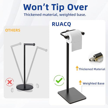 RUACQ Bathroom Toilet Paper Holder Stand, Oil Rubbed Bronze - color: Oil Rubbed Bronze
