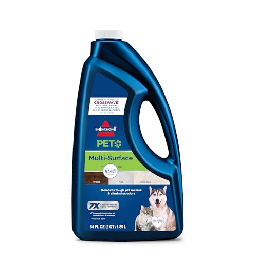 Bissell Multi-Surface Pet Formula with Febreze Freshness, 22951, 64 Fl Oz, Use on Sealed Hard Floors, and Area Rugs, Removes Tough Messes, Febreze Freshness - size: 64 Fl Oz (Pack of 1)