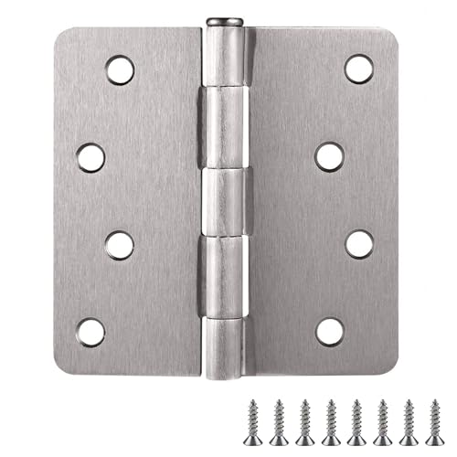 Design House Interior Door Hinge, 4", Satin Nickel - color: Satin Nickel