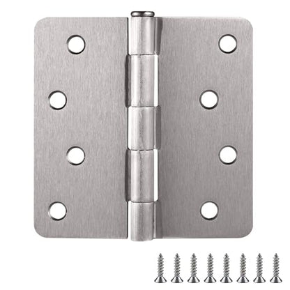 Design House Interior Door Hinge, 4", Satin Nickel - color: Satin Nickel