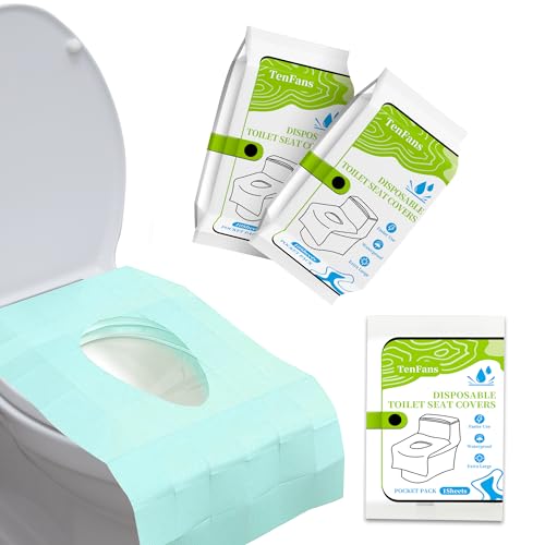 Disposable Toilet Seat Covers 20 Pack, Waterproof Individually - color: 20pcs