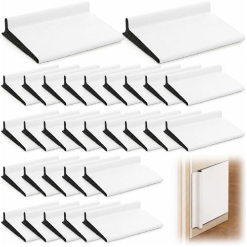 100 Pcs Door Corner Seal Pads, Self Adhesive