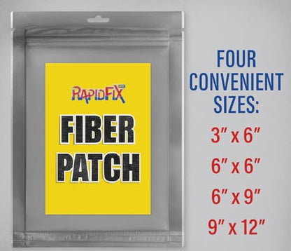 RapidFix UV Fiber Repair Patch 3"x 6" - size: 3" x 6"
