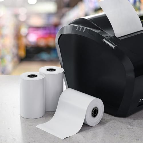 BAM POS 3 1/8” x 230’ Thermal Receipt Paper Rolls - BPA Free - Credit Card Paper - Point of Sale Cash Registers - 30 Rolls Per Case - size: 30 rolls