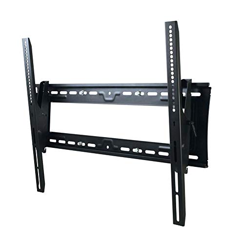 Atdec TH-3070-UT Heavy Duty Tilt Adjustable Wall Mount with Lockable Security Bar for Displays up to 200-Pound, Black