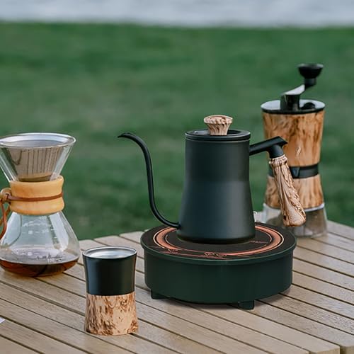 700W Mini Induction Cooktop for Moka Pot, RV & Camping - style: 700W/110V