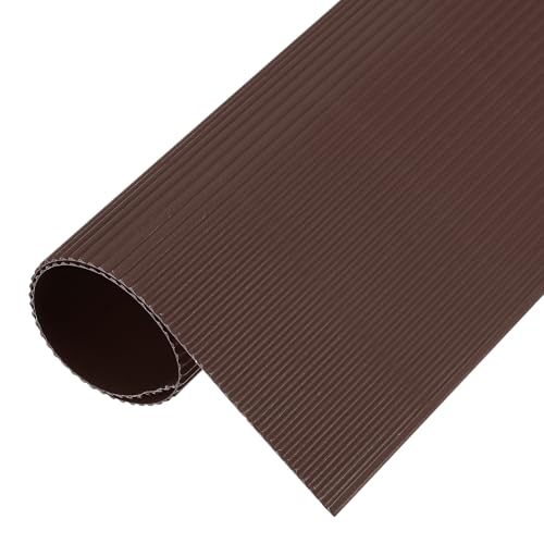 MECCANIXITY Corrugated Paper Sheets 5pcs 12x8inch Coffee - color: Coffee, size: 12inch x 8inch