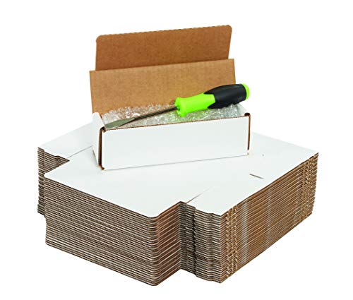 Box USA BM544 5"L x 4"W x 4"H, White (Pack of 50) - size: (023) 5" x 4" x 4", 50-Pack