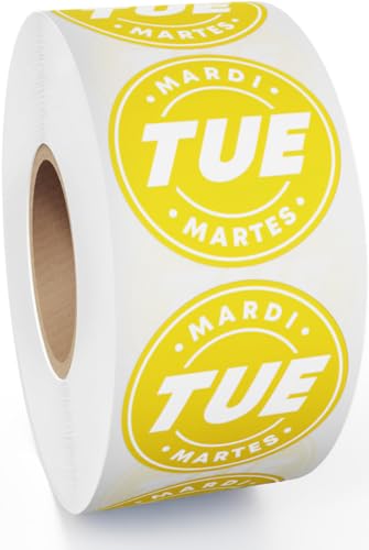 Restaurant Ops Kit - Tuesday - Thursday - Reusable - 4" - Day Dots Stickers