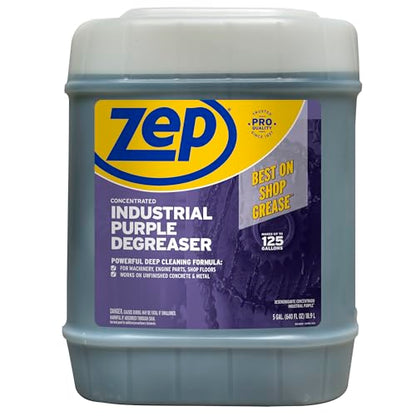 Zep Industrial Purple Cleaner and Degreaser Concentrate - 5 Gallon (Case of 1) R45815- Easy to Rinse Formula - size: 640 Fl Oz (Pack of 1)