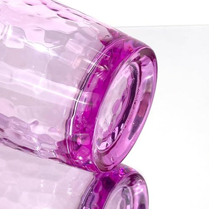 26-Ounce Plastic Tumblers (Set of 6), Reusable Plastic Mugs, BPA-Free Acrylic to Drink Mugs, Shatter Resistant, Textured Interior, Dishwasher Safe (Purple, 26 Ounce) - color: Purple, size: 26 Ounce