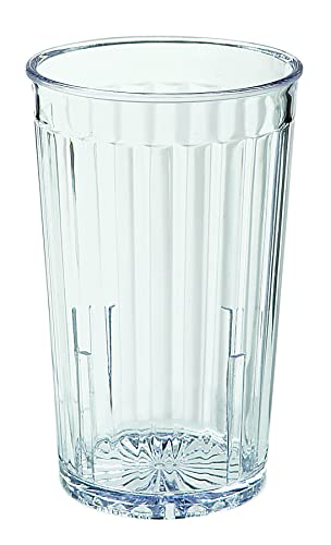 G.E.T. 8810-1-CL-EC Spektrum BPA-Free Multi-Faceted Plastic Tumblers, 10 Ounce, Clear (Set of 4) - size: 10 Ounces, style: Set of 4