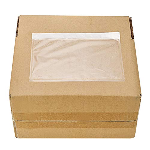 Sales4Less Packing List Envelopes 7.5" X 5.5" Pouches Clear Enclosed Adhesive Bags Pack of 1000 - size: 1000 PACK
