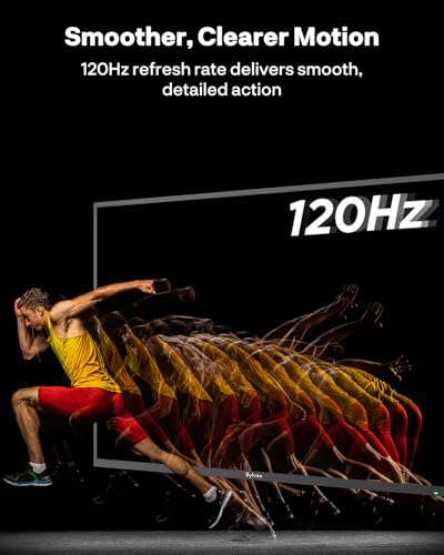 SYLVOX 65 inch Outdoor Mini-LED QLED TV, 4K Ultra HD Smart Google TVs, 2000 Nits Full Sun, Anti-Glare Screen, 120Hz Refresh Rate, IP55 Waterproof, Dual 30W Dolby Atmos Speaks (Cinema/2025) - size: 65-inch, style: Cinema