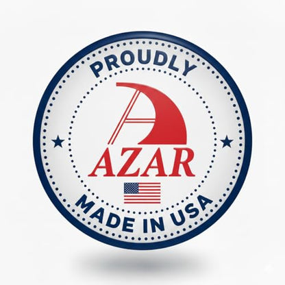 Azar Displays 700780 TWO-SIDED PEGBOARD FLOOR DISPLAY W/C-CHANNEL SIDES ON REVOLVING ROUND STUDIO BASE. PANEL SIZE: 16"W X 60"H, (Black Midnight) - color: Black Midnight