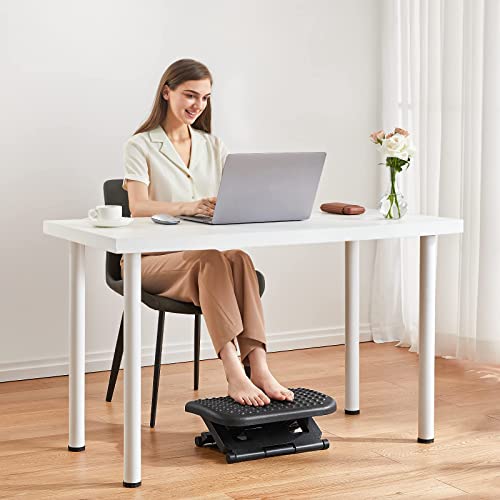 HUANUO Adjustable Foot Rest for Under Desk with Massage Surface and Tilt (Pack of 5) - color: Black, size: 17.13X13.19 Inch (Pack of 5)